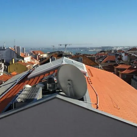 Appartement Lisbon Lookout Penthouse Center Bairro Alto Chiado *